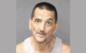 Portrait of an adult male with a thin build, looking at the camera with a slight tilt to his head, dressed in a sleeveless top.